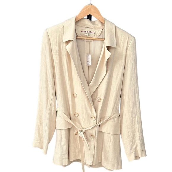 NWT Free People Olivia Blazer Size: S - Picture 4 of 10
